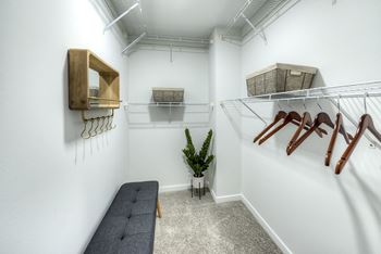 Large walk-in closets